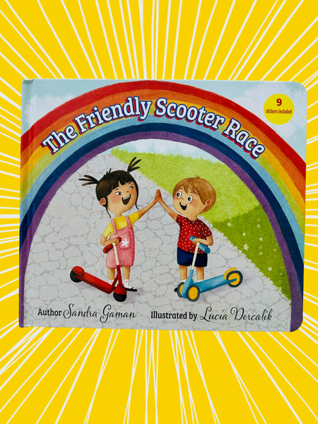 Our New Hardcover Book is Here - The Friendly Scooter Race