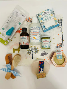New Luxury Organic 10pcs Baby Gift Box Basket Set 0-1yr
