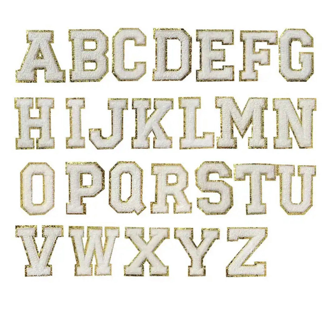 Alphabet Stickers - White, Black,  Light Pink