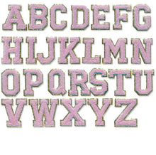 Alphabet Stickers - White, Black,  Light Pink