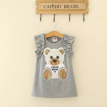 Fashion Dress with Sequin Bear - Sandra's Secret Garden Baby Boutique