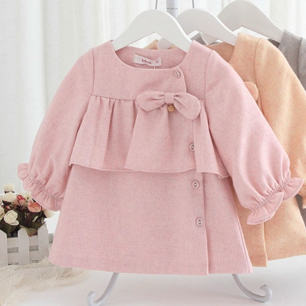 Cardigan Top with Ruffles and Bow - Sandra's Secret Garden Baby Boutique