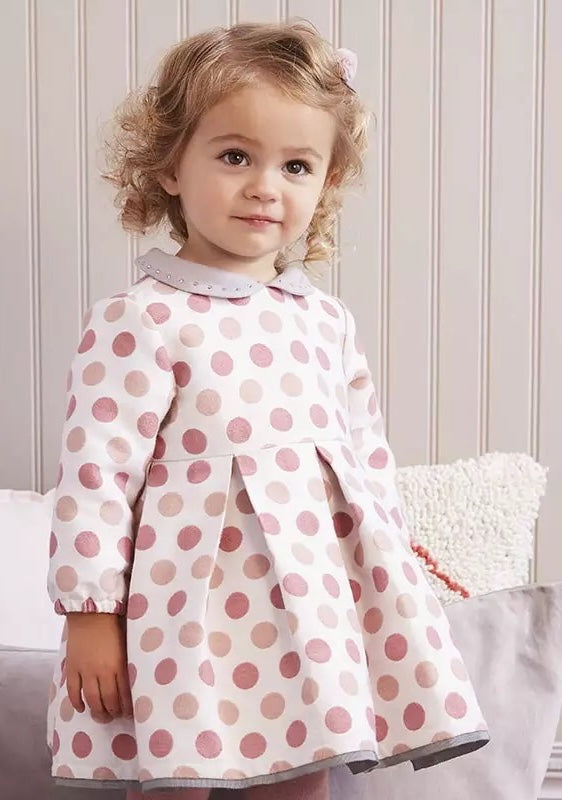 Kids Autumn Winter Polka Dot Dress Sandra s Secret Garden Baby