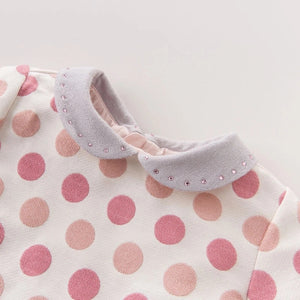 Autumn/ Winter Polka Dot Dress - Sandra's Secret Garden Baby Boutique
