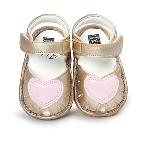 Heart Sandals - Sandra's Secret Garden Baby Boutique