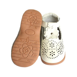 T strap Leather Sandals - Sandra's Secret Garden Baby Boutique