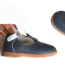 T strap Leather Sandals - Sandra's Secret Garden Baby Boutique