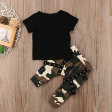 Short sleeve King T and camouflage pants set - Sandra's Secret Garden Baby Boutique