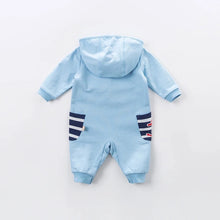 Hooded Jumpsuit with Pockets - Sandra's Secret Garden Baby Boutique