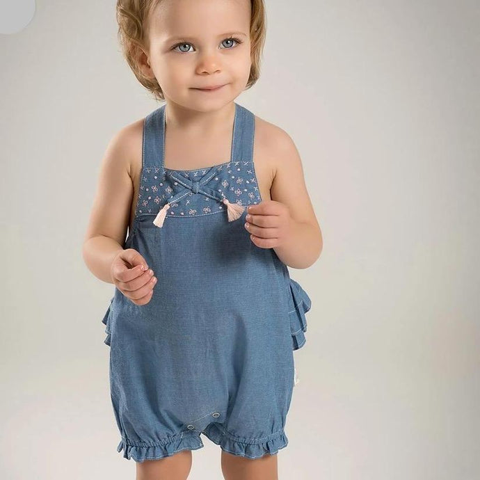 Cotton Jumper with Ruffled Bum - Sandra's Secret Garden Baby Boutique