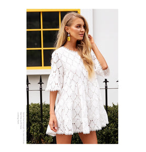 Cotton Lace Dress / Top - Sandra's Secret Garden Baby Boutique