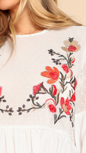 Flower Embroidered Dress - Sandra's Secret Garden Baby Boutique